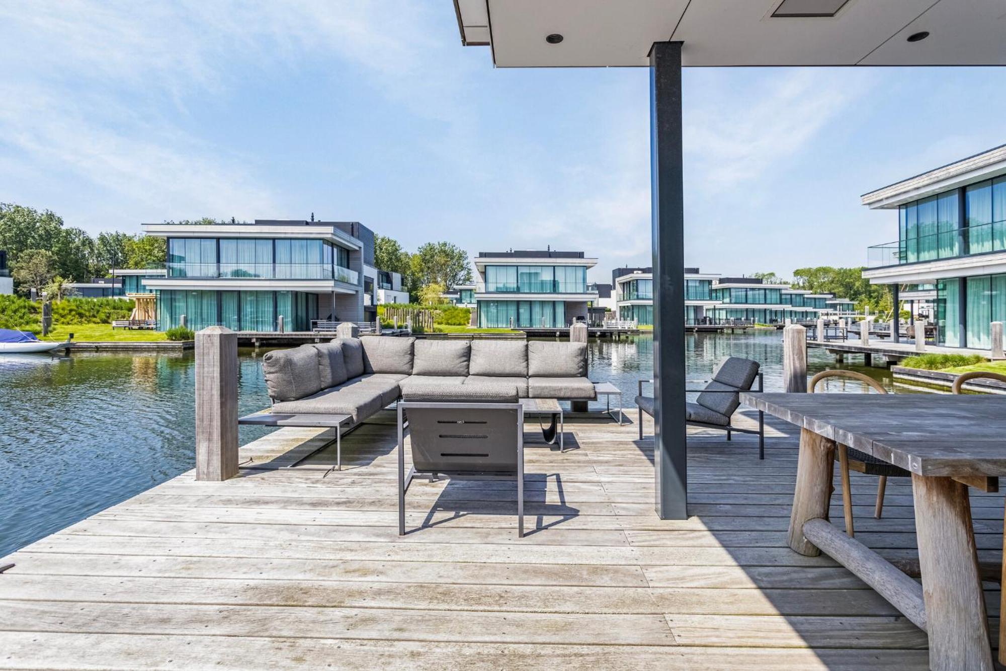 Lake House With Dock At Lake Veere, Zeeland Arnemuiden Exterior foto