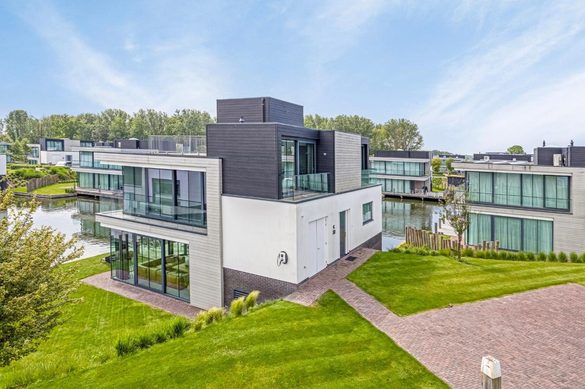 Lake House With Dock At Lake Veere, Zeeland Arnemuiden Exterior foto